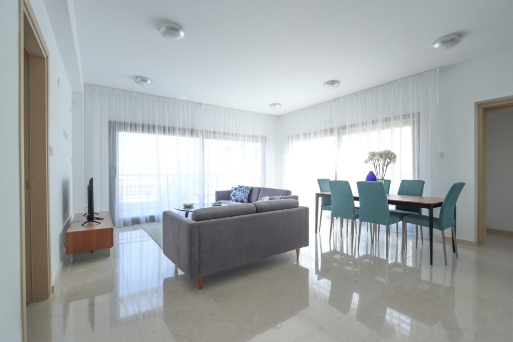 Apartments in a golf resort