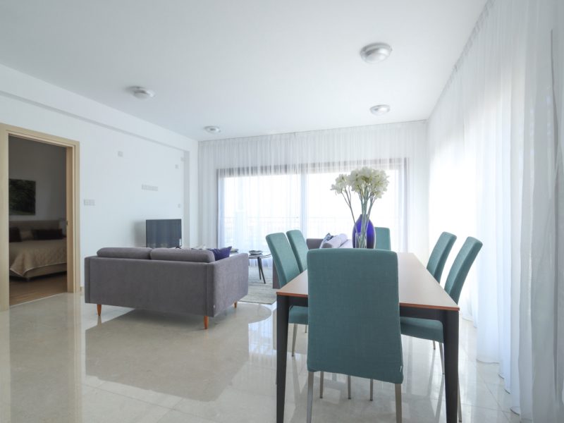 Apartments in a golf resort